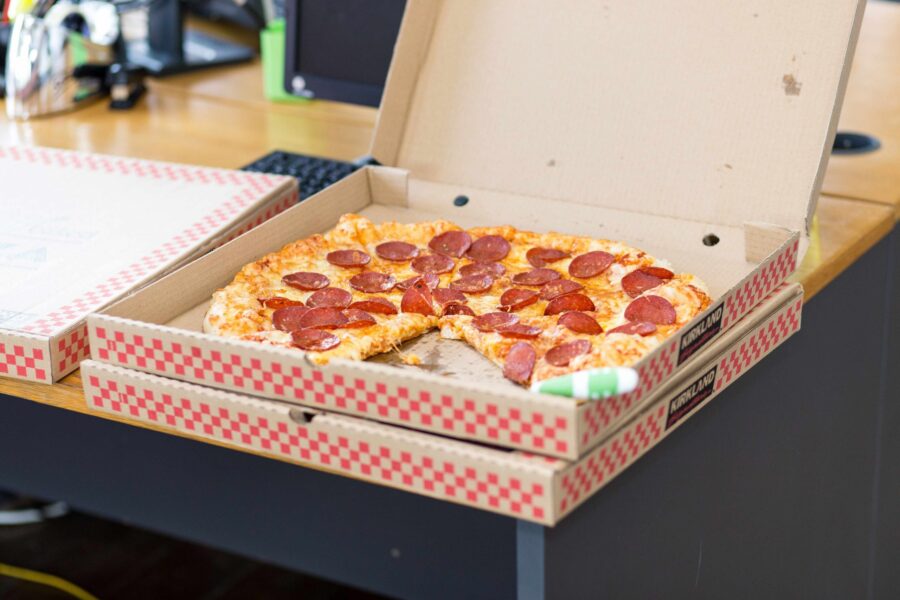 Takeaway pizza